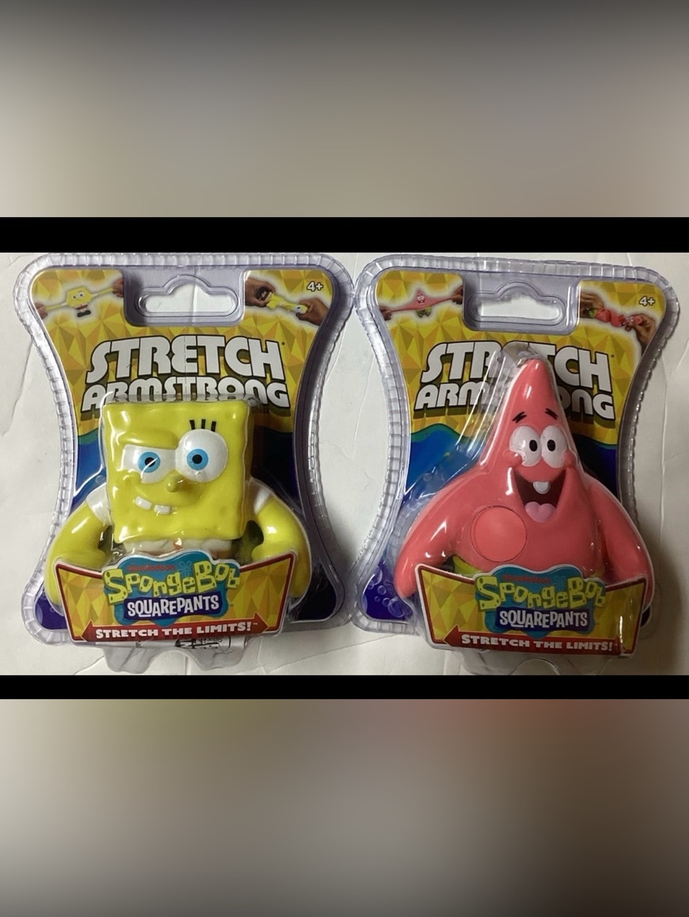 Stretch Armstrong SpongeBob SquarePants and Patrick bundle